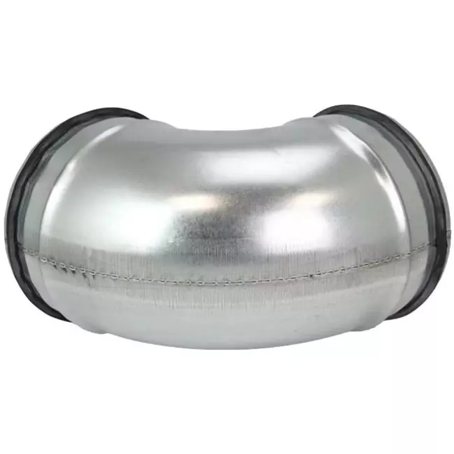 Short round spiral bend 90° Ø 160mm for spiral duct