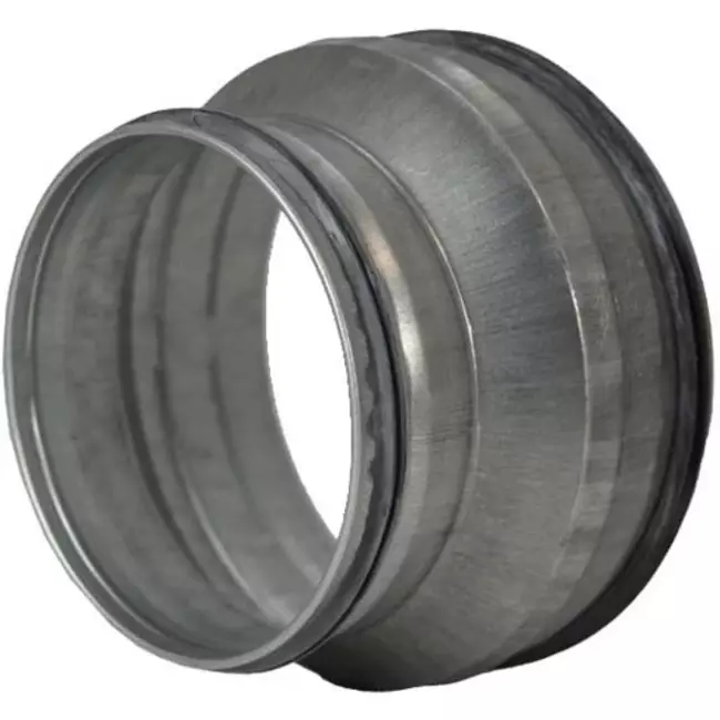 Reducer from Ø 125 mm - Ø 80 mm for spiral duct