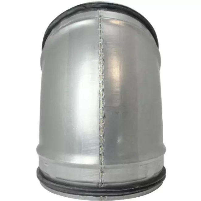 Round spiral bend 45° Ø 150mm for spiral duct