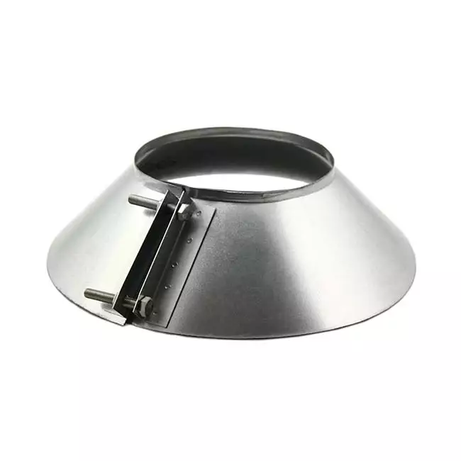 Weather collar for spiral duct Ø 150mm