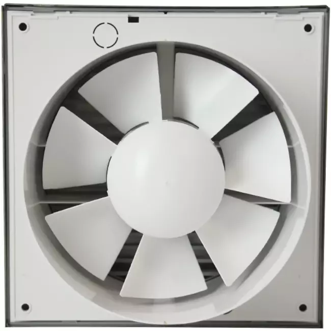 Bathroom extractor fan Ø 100 mm timer and humidity sensor - designer EET100HTi
