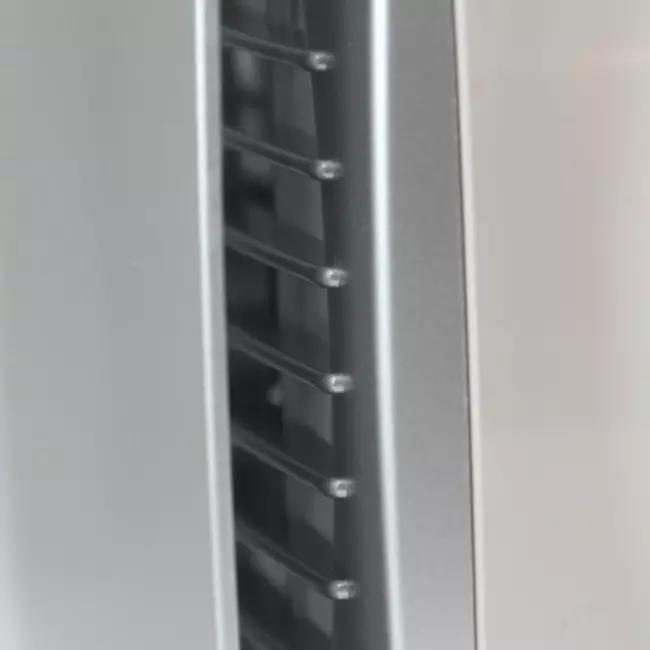 Bathroom extractor fan Ø 100 mm silver - design EET100S