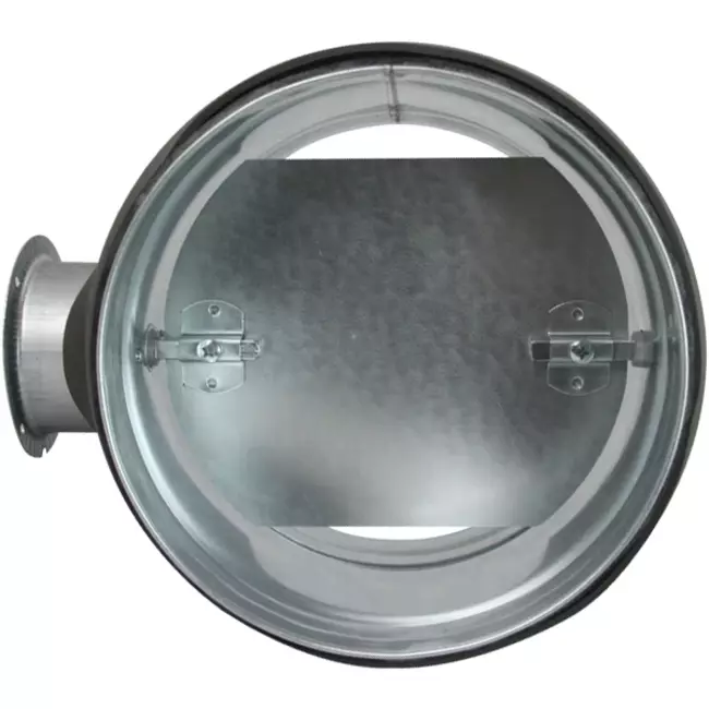 Thermoduct 9 mm, manually operated control damper, diameter 180 mm, insulated