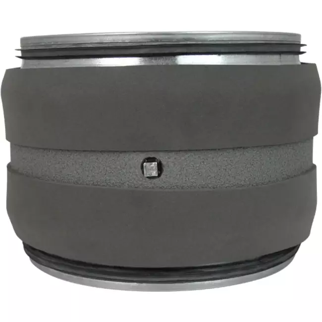 Thermoduct 9 mm, manually operated control damper, diameter 180 mm, insulated