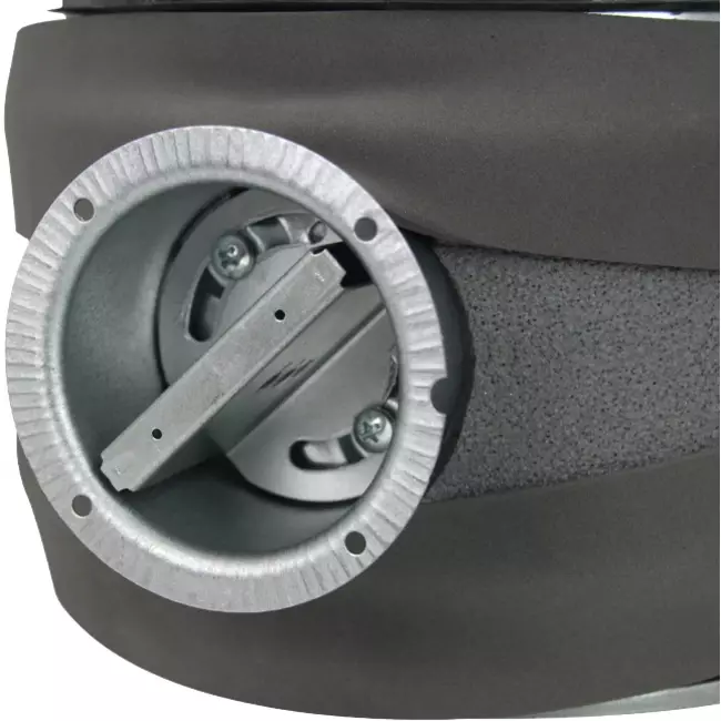 Thermoduct 9 mm, manually operated control damper, diameter 180 mm, insulated