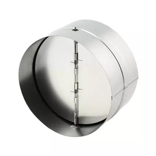 Non return valve Ø 125mm for spiral duct