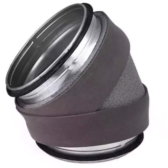 Thermoduct insulated 45 degree elbow bend diameter 250 mm
