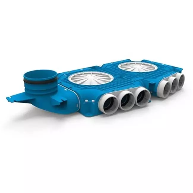 Vent-Axia Uniflexplus composite manifold 15 x Ø69mm vertical spout Ø125mm