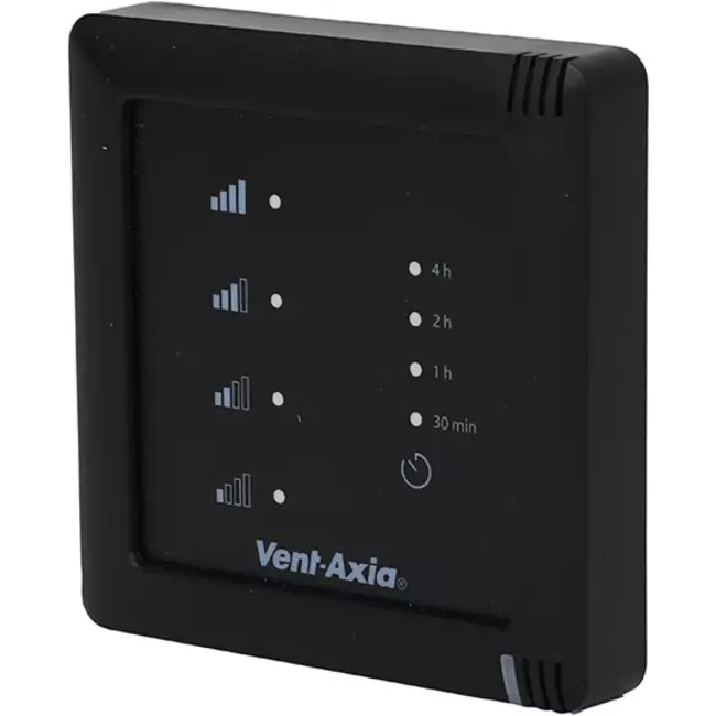 Vent-Axia Multihome RFT 4-position switch with battery black - SSU-BZ