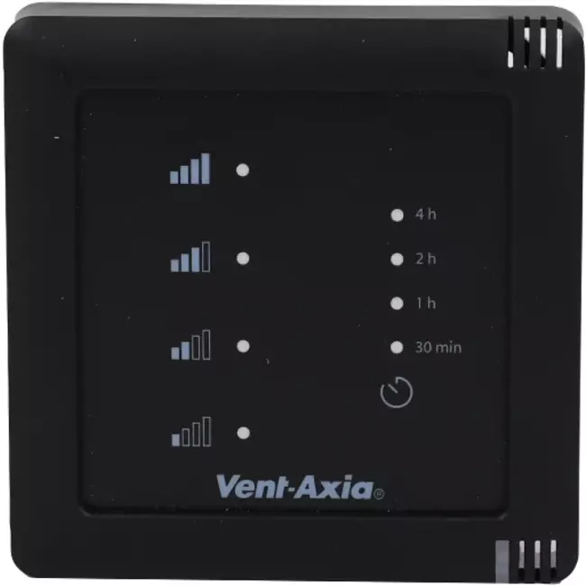 Vent-Axia Multihome RFT 4-position switch with battery black - SSU-BZ