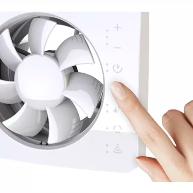 Vent-Axia Svensa PureAir bathroom extractor fan with odour sensor (app-controlled)