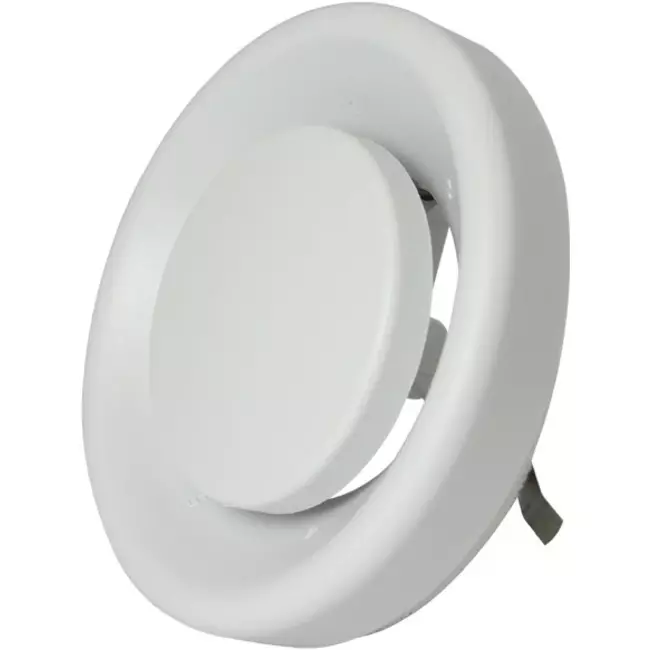 Zehnder extraction valve plastic 125mm white wrapped - STK 1 100/125