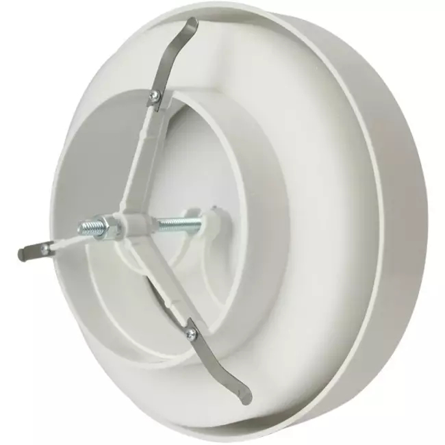 Ventilation supply valves plastic 125mm RAL 9003 with friction springs - VST125