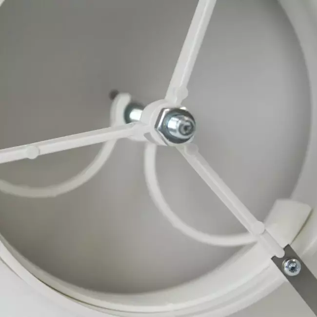 Ventilation supply valves plastic 125mm RAL 9003 with friction springs - VST125