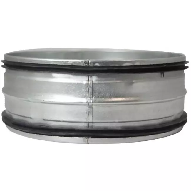 Spiral safe male coupler Ø 125 mm for spiral duct