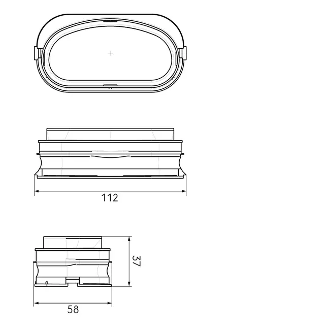 Ubbink Air Excellent 35SC coupling seal