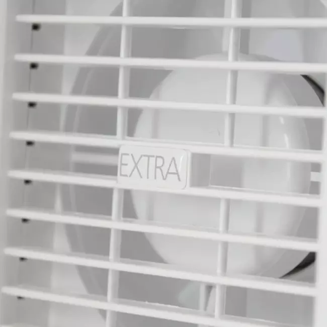 Bathroom extractor fan Ø 100 mm white - luxury X100