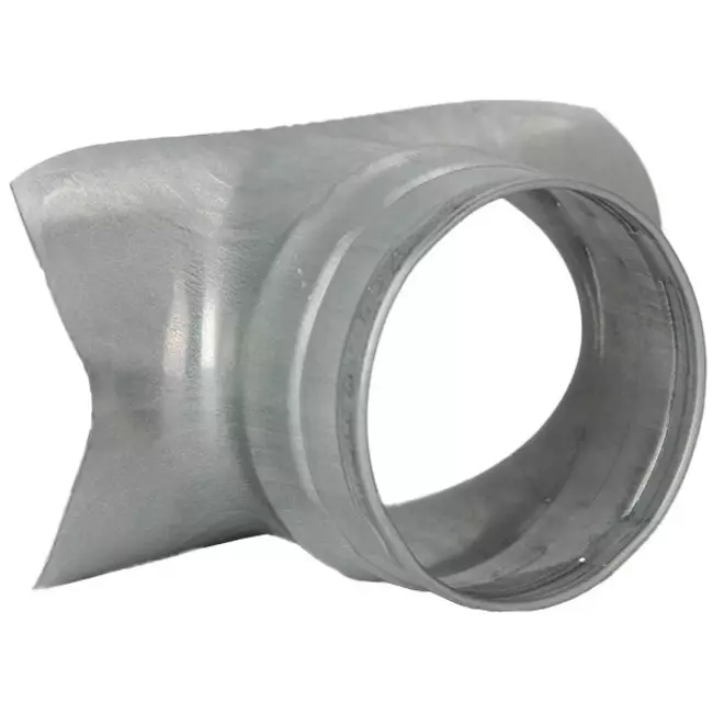 Saddle for spiral duct Ø 80mm - 80mm (90°) - Galvanised (not SAFE)