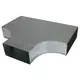 T-piece 90 degrees 300x80 mm - 170x80 mm for ducting