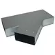 T-piece 45 degrees 220x80 mm - 170x80 mm for ducting