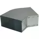 Bend 45 degrees 170x80 mm horizontal duct