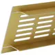 Skirting diffuser aluminium - gold L=500mm x H=100mm -RA1050G