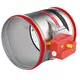 Fire damper round 100 mm end socket - E-FDC25 D100RS