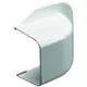 Climaplus air conditioning duct wall cap 70x55mm RAL 9010 WHITE