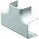 Climaplus air conditioning duct T-piece for mounting duct 125 x 75 mm RAL 9010 WHITE