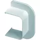 Climaplus air conditioning duct wall rosette 90x65mm RAL 9010 WHITE