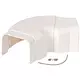 Climaplus air conditioning duct Adjustable bend 70x55mm RAL 9010 WHITE