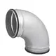 Round spiral bend 90° Ø 160mm for spiral duct