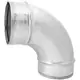 Round spiral bend 90° Ø 80mm