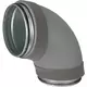 Thermoduct insulated 90 degree elbow bend diameter 180 mm