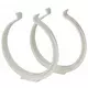 Plastic mounting bracket Ø 125mm (2 pieces) (AZ125)