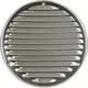 Metal ventilation grille round Ø200 mm stainless steel - MR200i