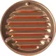 Metal ventilation grille round 100 mm copper - MR100Cu