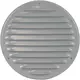 Metal ventilation grille round Ø160 mm grey - MR160P - RAL9006