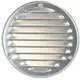 Metal ventilation grille round Ø 125mm zinc - MR125ZN