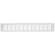 Skirting diffuser aluminium - silver L=500mm x H=80mm -RA850S