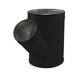 T-piece Ø 80mm with spigot Ø 80mm for spiral duct (45°) - bespoke RAL9005
