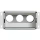 Vent-Axia Uniflexplus wall collector rear connection Insulated 3 x Ø69mm for flat duct 200 x 100mm