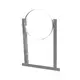 Aluminium roof bracket for spiral pipe diameter 125mm