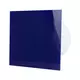 Air Roxy bathroom extractor fan with connection diameter 100 mm with pull cord and power plug - front panel in blue plastic