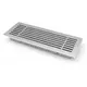 Bar grille for floor mounting with clamping springs - 200x50 mm