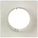 Round plastic wall plate diameter: 150mm AFS150