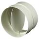 Round plastic back draught shutter diameter: 150mm AV150