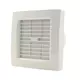 Bathroom extractor fan Ø 120 mm white with automatic shut-off valve - luxury X120Z