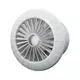 Bathroom extractor fan round white - Ø 120 mm -  aRid 120 BB