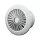 Bathroom extractor fan round white - humidity sensor and timer - Ø 120 mm - aRid 120 BB HS